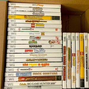Video game lot x27wii games
